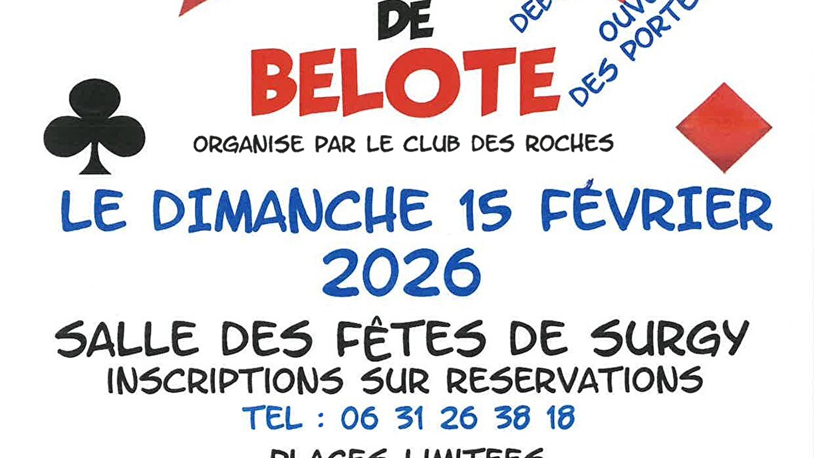 Concours de belote