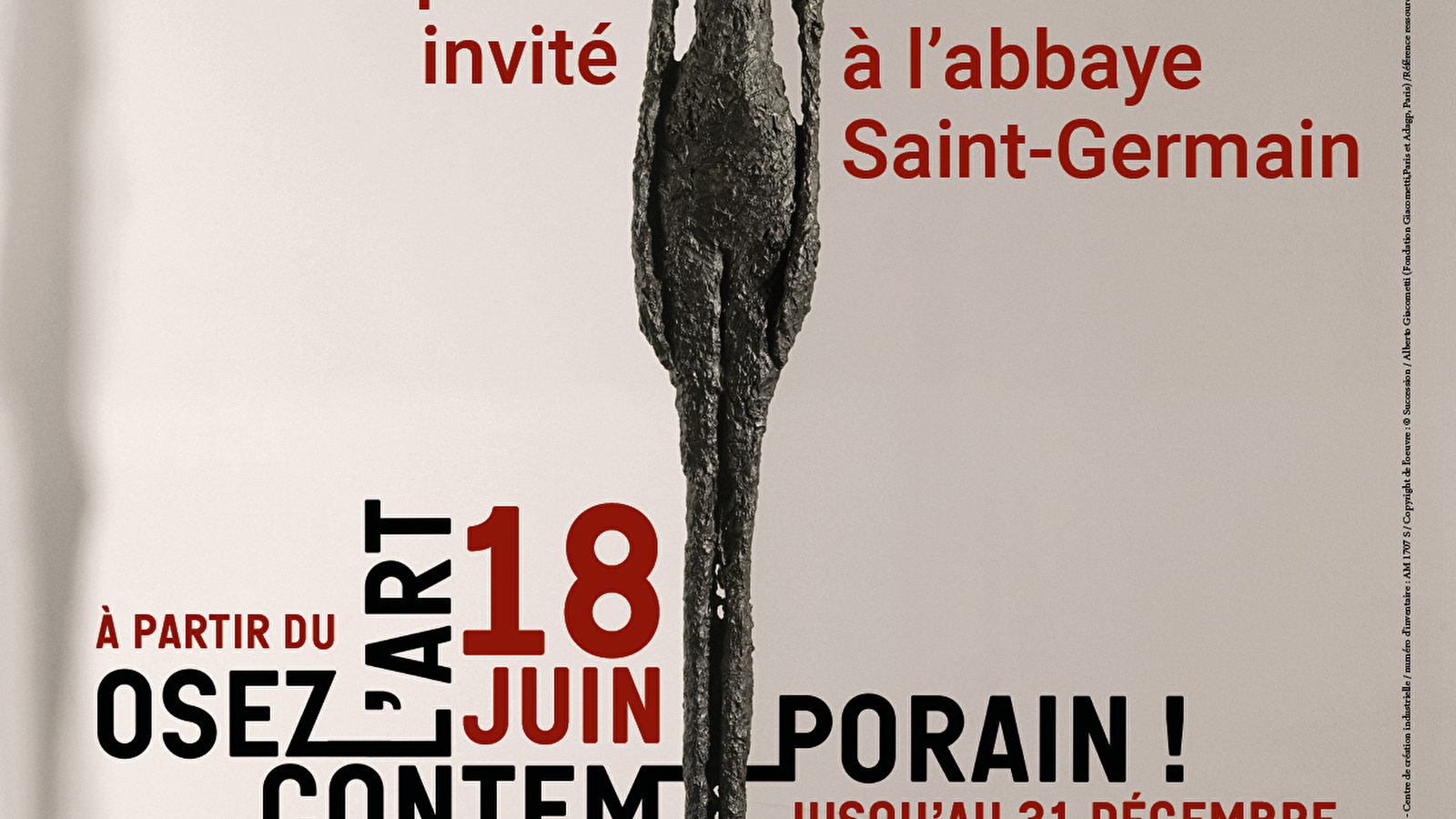 Le Centre Pompidou invité à l’Abbaye Saint-Germain 