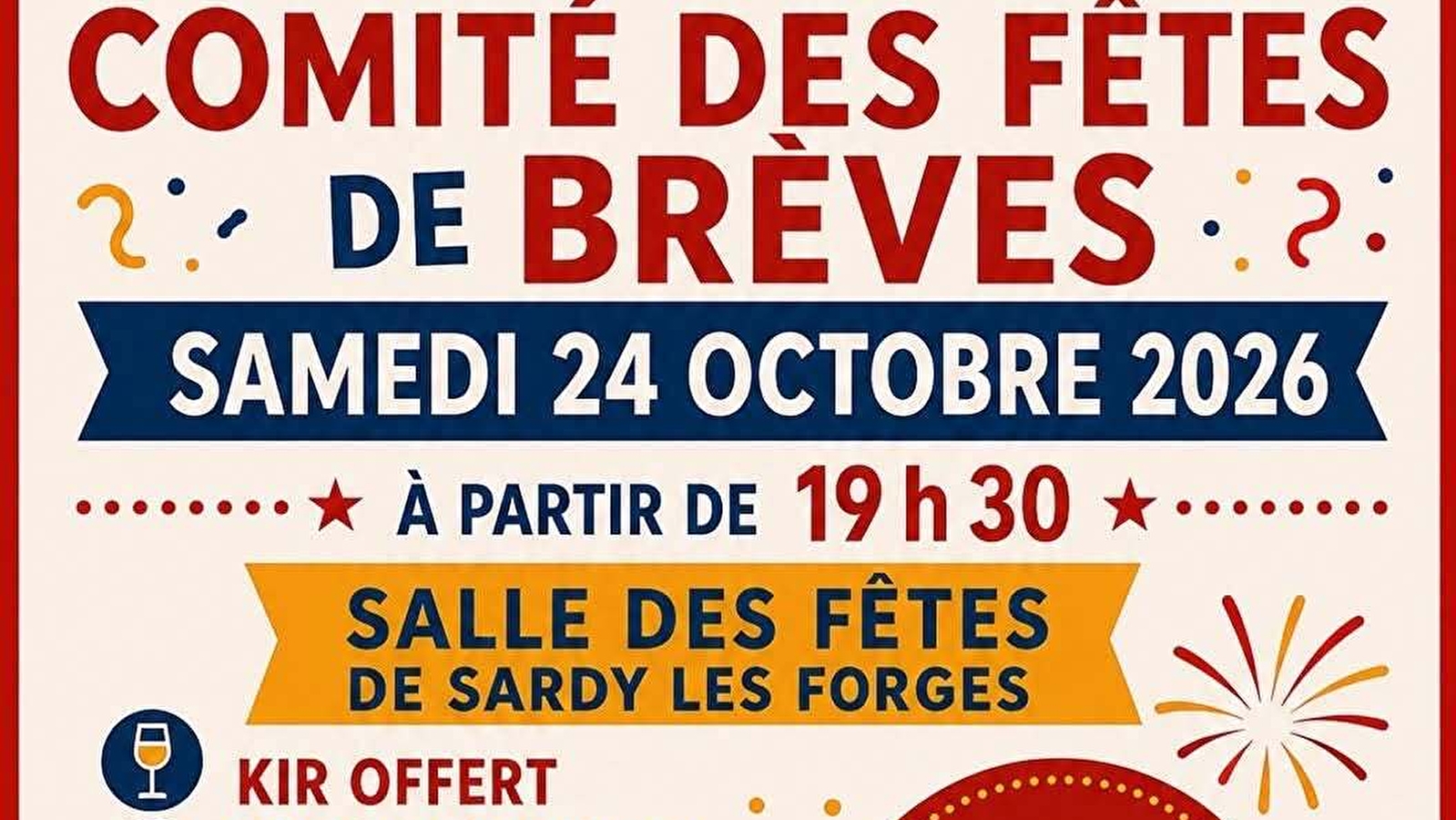 Repas du Comité des fêtes de Brèves