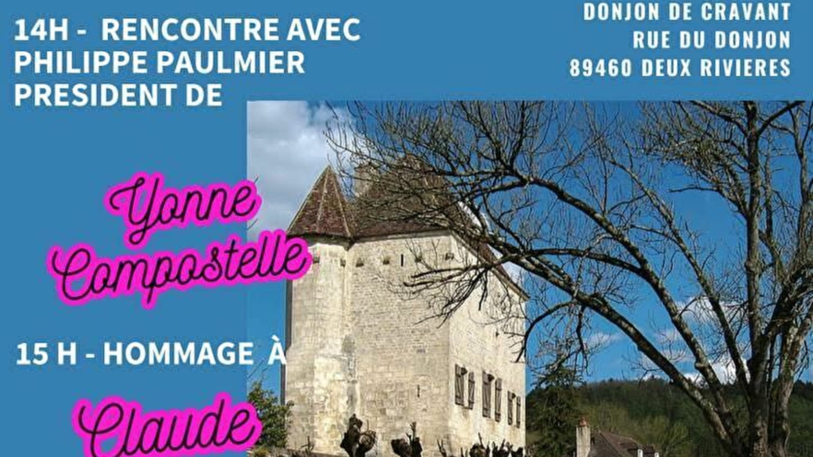 Rencontre et Spectacle 'Ami-e Chemin' au Donjon - Cravant