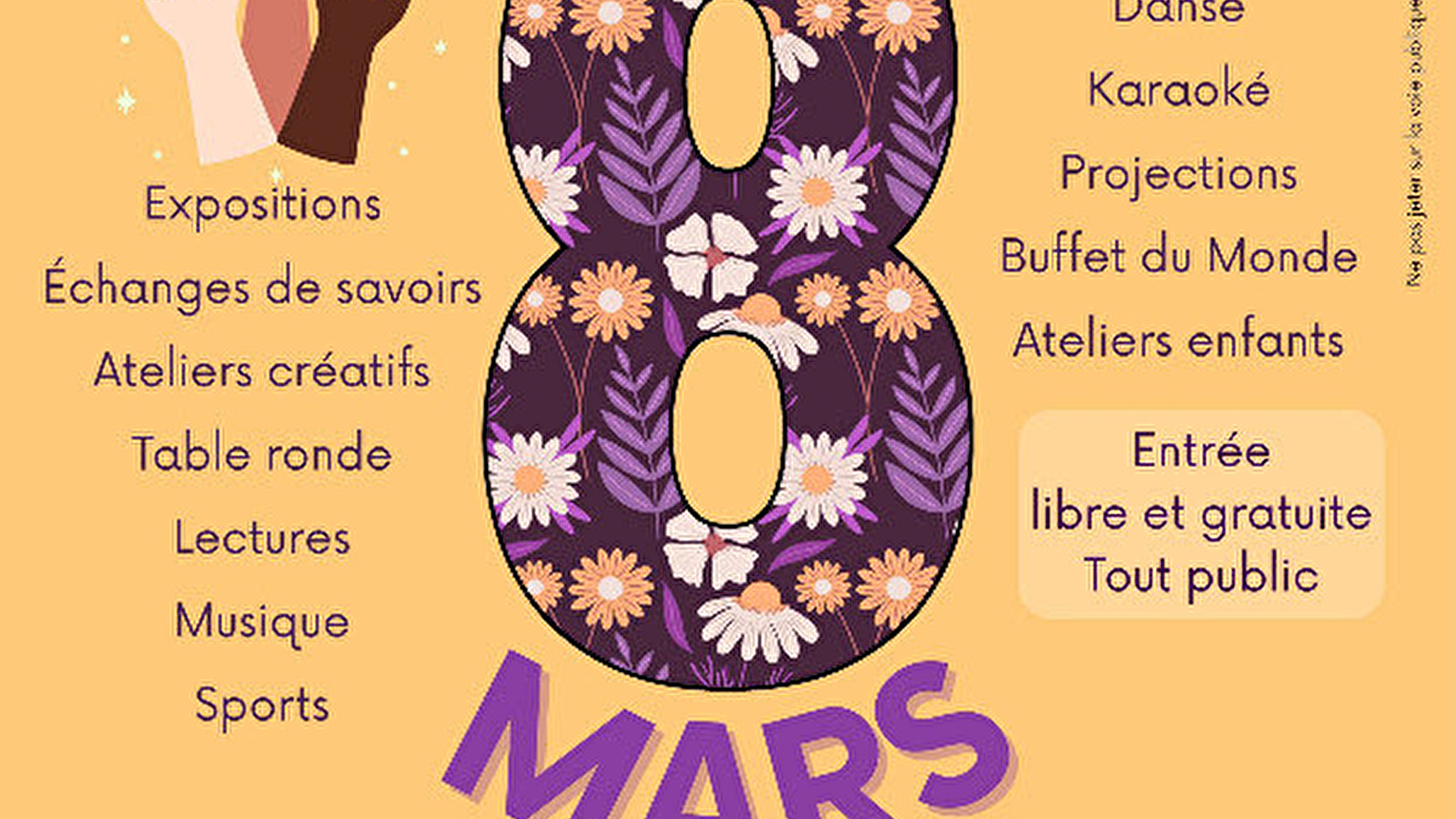 Festival associatif - Journée internationale des Droits des femmes et des minorités de genre