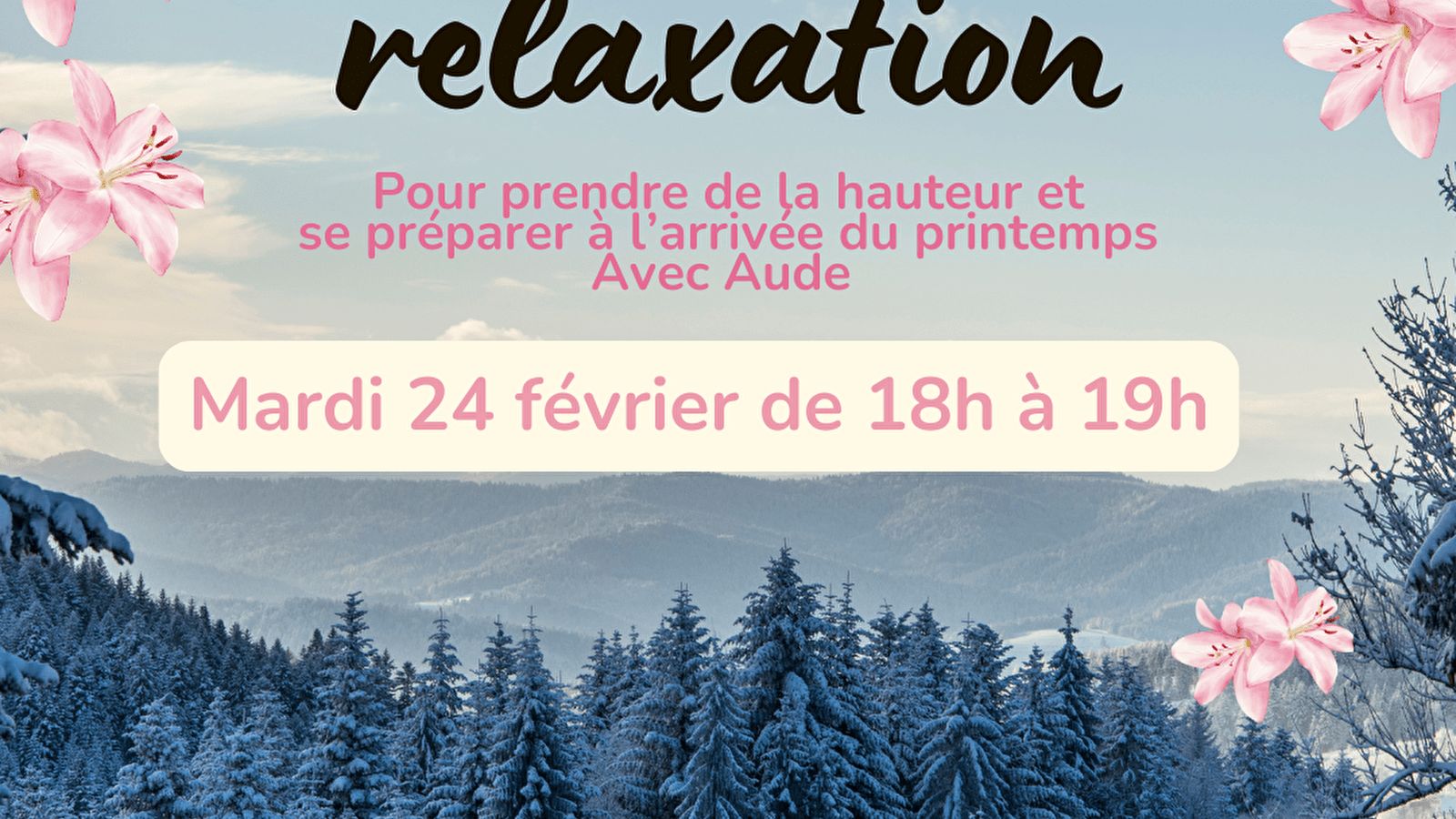 Séance de relaxation