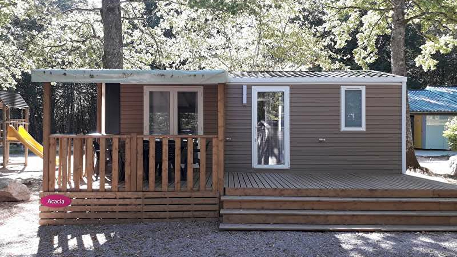 Chalets, Mobilhomes et Coco Sweet du camping de l'Etang du Merle