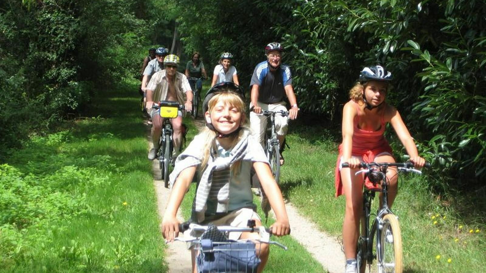 Jeu de piste à vélo en famille