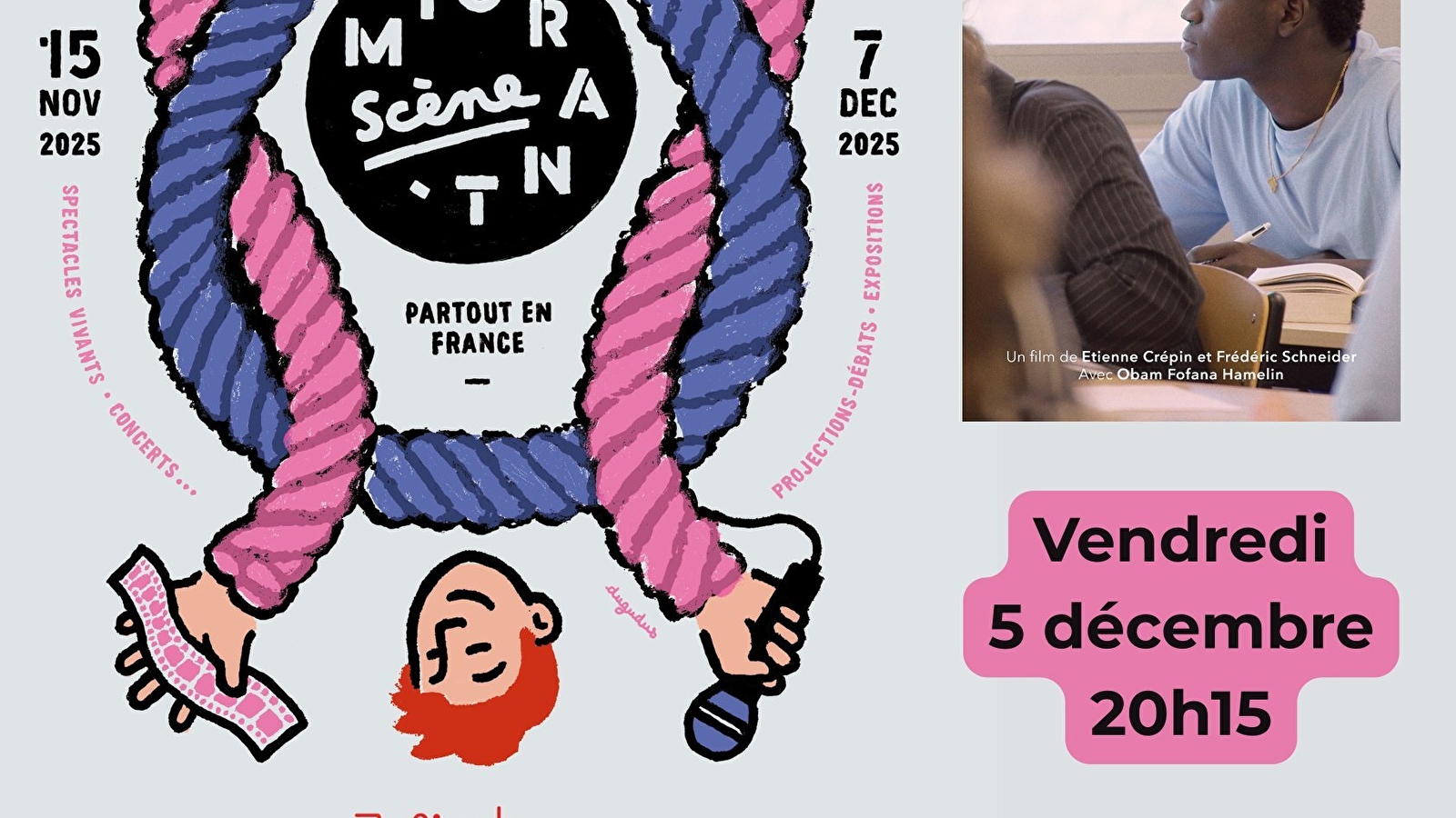 Cinéma - discussion : Au carrefour des rêves - Film de Etienne Crépin et Frédéric Shneider